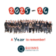 2025-26 - A year to remember! Photo of the Quinns team on a white background. The new Quinns Contracting Ltd logo is at the bottom.